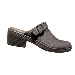 Bzees Premium Open Book Washable Clogs Black Size 7.5 W Stretch